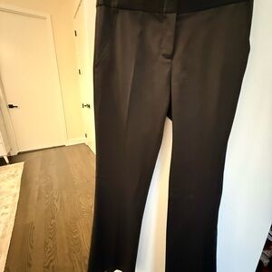 BCBGMaxAzria Black Straight-Leg Dress Pants